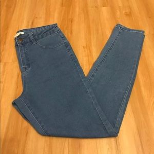 F21 High-Waisted Skinny Jeans